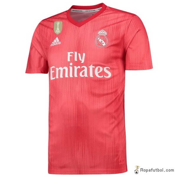 Tailandia Camiseta Real Madrid Replica Tercera Ropa 2018/19 Rojo